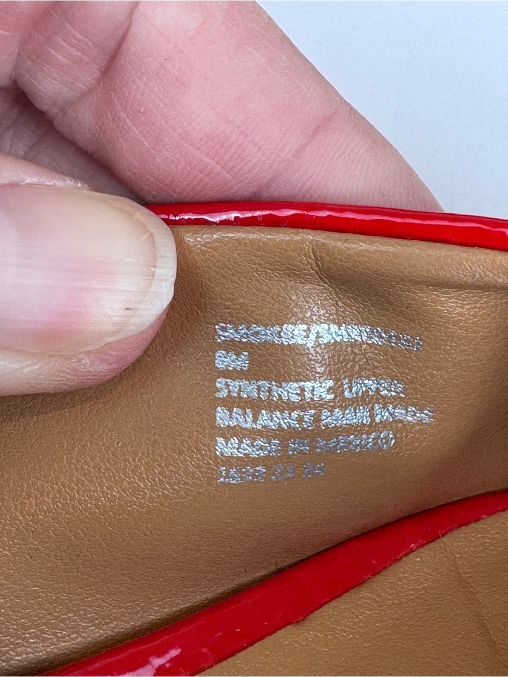 NEW Steve Madden Smokee Buckle Slingback Red Flats Pointed Toe Grommets Size 8 - Picture 11 of 12